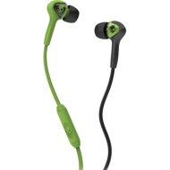 SKULLCANDY F SMOKIN_BUDS (MIC)(BLACK/LURKER GREEN)