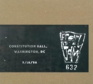 Pearl Jam/Official Bootleg Constitution Hall Dc 9 / 19 / 98