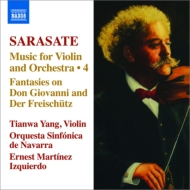 饵ơ1844-1908/Music For Violin  Orch Vol.4 Tianwa Yang(Vn) Martinez-izquierdo / Navarre So
