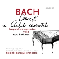 バッハ（1685-1750）/Harpsichord Concertos Vol.2： Hakkinen(Cemb) Helsinki Baroque O (Hyb)