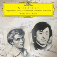 シューベルト（1797-1828）/Impromptus 3 Klavierstucke： Kun-woo Paik(P) +moments Musicaux(Slct)