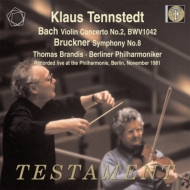 ֥åʡ (1824-1896)/Sym 8  Tennstedt / Bpo +j. s.bach Violin Concerto 2  Brandis(Vn)