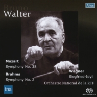 ブラームス（1833-1897）/Sym 2 ： Walter / French National Radio O +mozart： Sym 38 Wagner： Siegfried Idyl