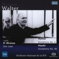 ޡ顼1860-1911/Sym 4  Walter / French National Radio O Stader(S) +haydn Sym 96 R. strauss Don