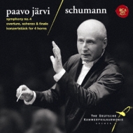 Sym, 4, : P.jarvi / Deutsche Kammerphilharmonie +overture Scherzo & Finale, Konzertstuck
