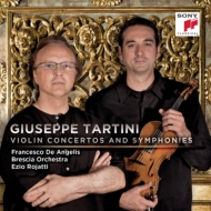 タルティーニ、ジュゼッペ（1692-1770）/Violin Concertos Sinfonias： De Angelis(Vn) Rojatti / Bergamo Brescia O