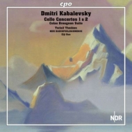 カバレフスキー（1904-1987）/Cello Concerto 1 2 ： Thedeen(Vc) 大植英次 / Hannover Ndr Po +colas Breugnon Suite：