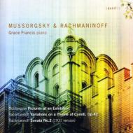 ムソルグスキー（1839-1881）/Pictures At An Exhibition： G. francis(P) +rachmaninov： Piano Sonata 2 Corelli Va