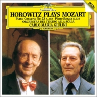 モーツァルト（1756-1791）/Piano Concerto 23 ： Horowitz(P) Giulini / Scala O +piano Sonata 13