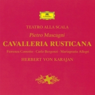 マスカーニ (1863-1945)/Cavalleria Rusticana： Karajan / Teatro Alla Scala Cossotto Bergonzi
