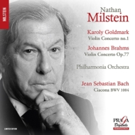 ֥顼ॹ1833-1897/Violin Concerto Milstein(Vn) Fistoulari / Po +goldmark Concerto Blech / J. s.ba