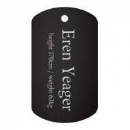 Attack on Titan Aluminum dog tag �iEren�j