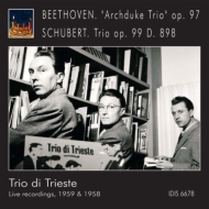 ١ȡ1770-1827/Piano Trio 7  Trio Di Trieste +schubert Piano Trio 1
