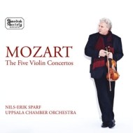 モーツァルト（1756-1791）/Comp. violin Concertos： Sparf(Vn) / Uppsala Co