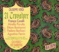 ǥ1813-1901/Il Trovatore Fabritiis / Rome Opera F. corelli Bastianini Parutto
