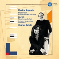 ץեա1891-1953/Piano Concerto 1 3  Argerich(P) Dutoit / Montreal So +bartok Concerto 3