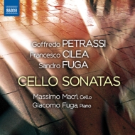 *チェロ・オムニバス*/Petrassi Cilea S. fuga： Cello Sonatas： M. macri(Vc) G. fuga(Vc)