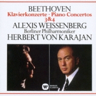 ١ȡ1770-1827/Piano Concerto 3 4  Weissenberg(P) Karajan / Bpo