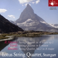 String Quartet: Lotus Sq +verdi: String Quartet, Rossini