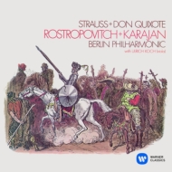 ȥ饦ҥȡ1864-1949/Don Quixote Karajan / Bpo Rostropovich(Vc) (1975)