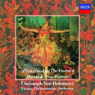 Stravinsky Firebird, Bartok Two Portraits : Dohnanyi / Vienna Philharmonic