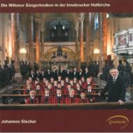 羧ʥ˥Х/Wilten Boys Choir In The Court Church In Innsbruck Stecher / Wilten Boys Cho