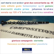 Clarinet Classical/Works For Clarinet ＆ Piano-weber Gade Donizetti Brahms Martinu： Campagnolo(Cl