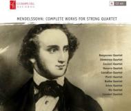 メンデルスゾーン（1809-1847）/Comp. string Quartets： Benyounes Idomeneo Sacconi Navarra Castalian Piatti Q Etc