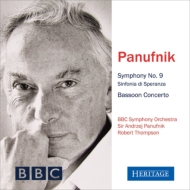 ѥ̥ե˥ 󥸥(1914-1991)/Sym 9 Bassoon Concerto Panufnik / Bbc So Thompson(Fg)