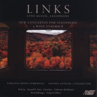 Saxophone Classical/Links-new Concertos For Saxophone  Wind Ensemble Klock(Sax) Zeisler / Virginia