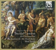 Cantatas Nos.201, 205, 213 : Jacobs / Akademie fur Alte Musik Berlin, Kiehr, A.Scholl, Pregardien, Trekel (2CD)