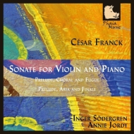 ե󥯡1822-1890/Violin Sonata Piano Works Jodry(Vn) Sodergren(P)