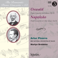 ナポレアン、アウフレッド（1852-1917）/Piano Concerto 2 ： Pizarro(P) Brabbins / Bbc Scottish So +henrique Oswald：