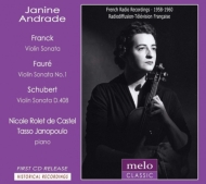 "Janine Andrade Plays Franck, Faure, Schubert (1958, 1960)"