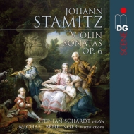 奿ߥåġϥ1717-1757/Violin Sonatas Op 6  Schardt(Vn) Behringer(Cemb) (Hyb)