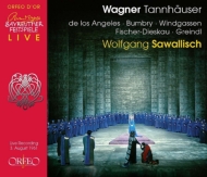Tannhauser : Sawallisch / Bayreuther Festspielehaus, Windgassen, Greindl, F-Dieskau, etc (1961 Monaural)(3CD)