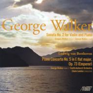 Piano Concerto, 5, : G.walker(P)E.london / Amherst So +george Walker: Violin Sonata
