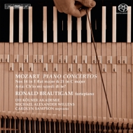 Piano Concertos Nos.14, 21, Aria K.505 : Brautigam(Fp)Willens / Kolner Akademie, Sampson(S)(Hybrid)