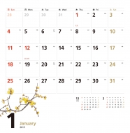 �V���v���J�����_�[flower(�Ǌ|)2015