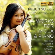 Viola Classical/Works For Viola  Piano-milhaud Vieuxtemps Faure Debussy Franck Peijun Xu(Va) R