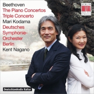 Piano Concertos 1-5, Triple Concerto : Mari Kodama(P)Nagano / Berlin Deutsches Symphony Orchestra (3CD)