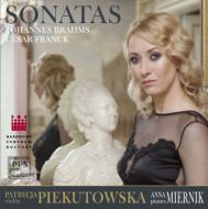 ブラームス（1833-1897）/Violin Sonata 3 ： Piekutowska(Vn) Miernik(P) +franck： Violin Sonata