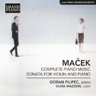 Comp.piano Works, Violin Sonata: Filipec(P)Mazzon(Vn)
