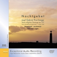 Nachtgebet -Rheinberger, Mendelssohn, Wolf : Hiroya Aoki(Ct)Miki Asai(Org)(Music DVD-R DSDIFF)