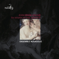 ルクレール（1697-1764）/Sonates En Trio Op 4 ： Ensemble Rosasolis