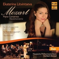 モーツァルト（1756-1791）/Piano Concerto 9 12 ： Litvintseva(P) Beissel / Klassische Philharmonie Bonn