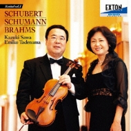 Schubert Violin Sonata, Sonatina No.2, Brahms Sonata No.3, Schumann Marchenbilder : Kazuki Sawa(Vn, Va)Emiko Tadenuma(P)