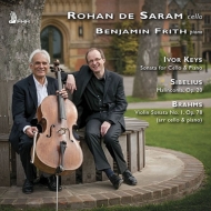 ブラームス（1833-1897）/(Cello)violin Sonata： De Saram(Vc) Frith(P) +sibelius： Malinconia I. keys： Sonata