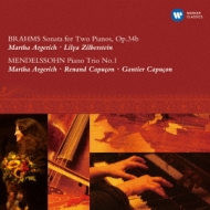 メンデルスゾーン（1809-1847）/Piano Trio 1 ： Argerich R ＆ G. capucon +brahms： Sonata Op 34b： Zilberstein
