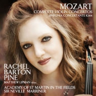 Complete Violin Concerto, Sinfonia Concertante K.364 : Barton Pine(Vn)Marriner / ASMF, Lipman(Va)(2CD)